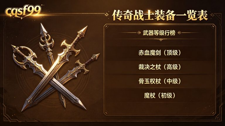 传奇战士装备